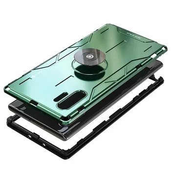Aliuminio Lydinio Metalo Silikoninis Telefono dėklas Apsaugos Atnaujinamų Laikiklis Dangtelio Samsung Galaxy S10Plus Note10 Note10plus KS0461