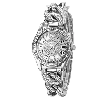 Mados Apyrankės Moterims Laikrodžiai Prabangos Prekės Krištolo ir Deimantų Ponios Žiūrėti Auksinis Kvarcas Moterų Laikrodis relogio feminino reloj mujer